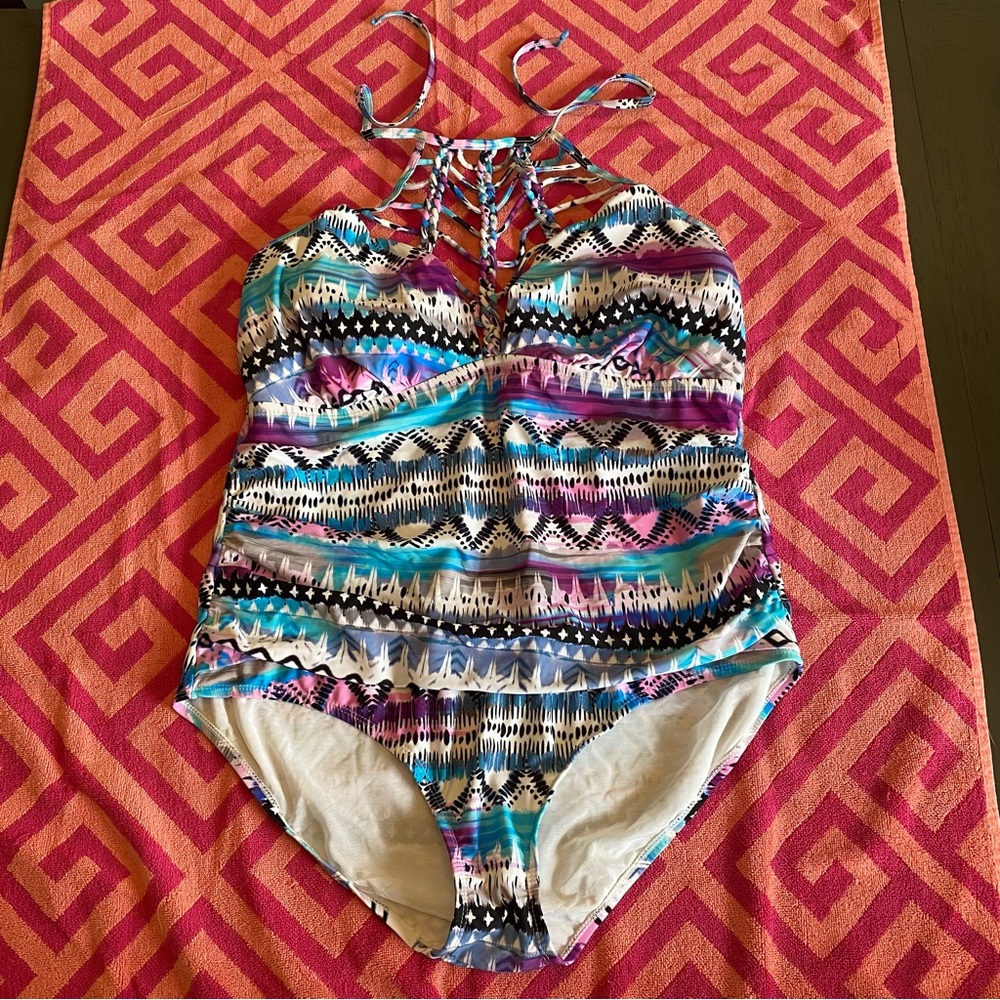 BOGO* Plus size sexy swim one piece